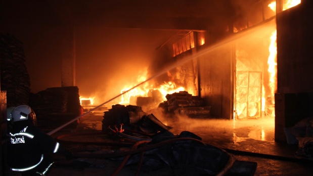 Samsun'da Korkunç Yangın