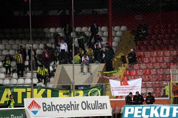 Samsunspor Şanlıurfaspor maçından kareler