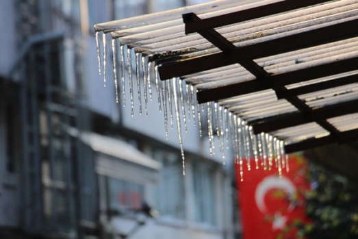 Samsun'da Karla Yoğun Mücadele