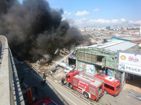 Samsun Gülsan Sanayi Sitesi'nde büyük patlama