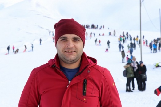 Karadeniz'de kayak manzaraları