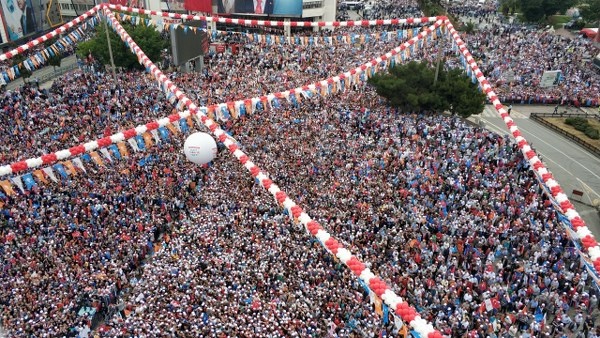 Cumhurbaşkanı Erdoğan'ın Samsun mitingi