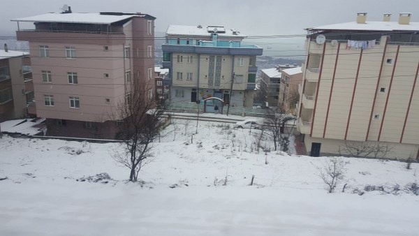 Samsun'dan kar fotoğrafları