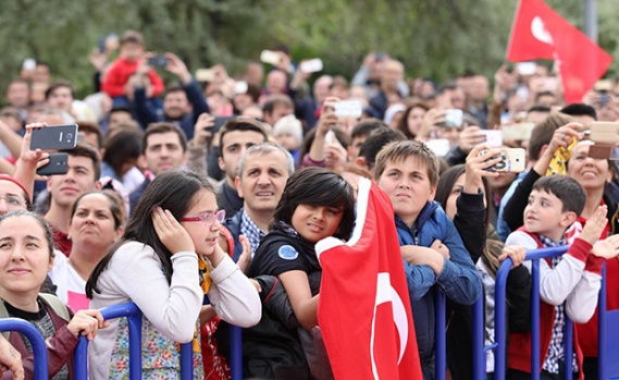 19 Mayıs Türk Yıldızları gösterisi