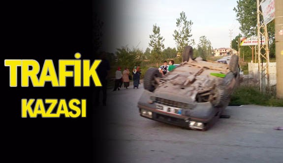 Samsun’da Trafik Kazası : 1 Yaralı