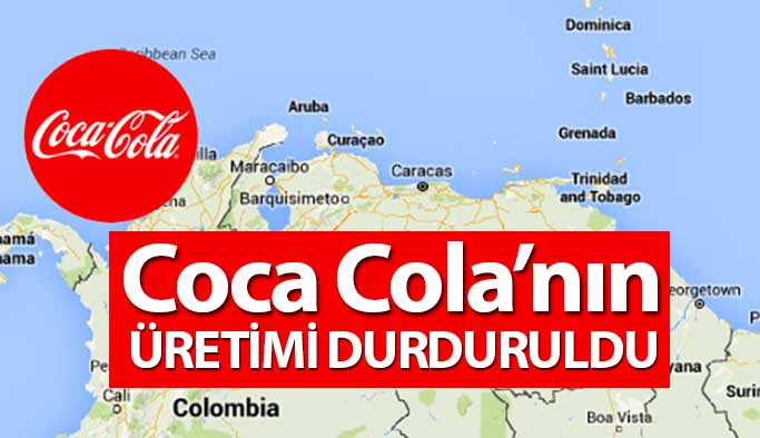 Coca Cola Venezuela'da İçecek Üretimini Durdurdu