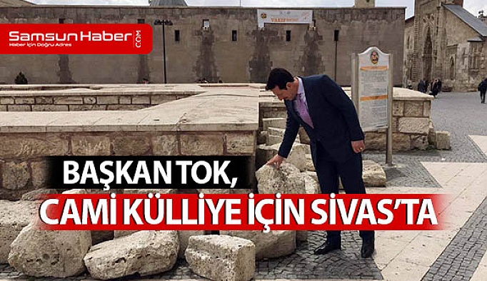 Erdoğan Tok Cami İnşaatı Çalışmaları İçin Sivas'ta