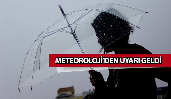 Meteoroloji'den Yağış Uyarısı