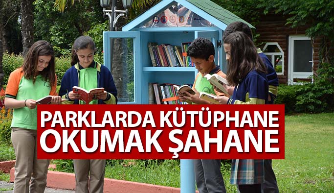 ''Parklarda Kütüphane, Okumak Şahane''