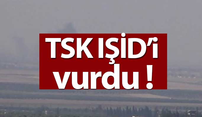 TKS IŞİD Mevzilerini Vurdu