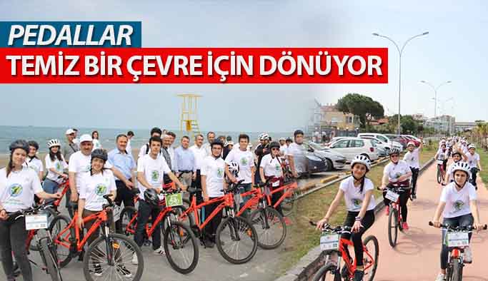 Çevreci Pedallar Samsun'da Dönüyor