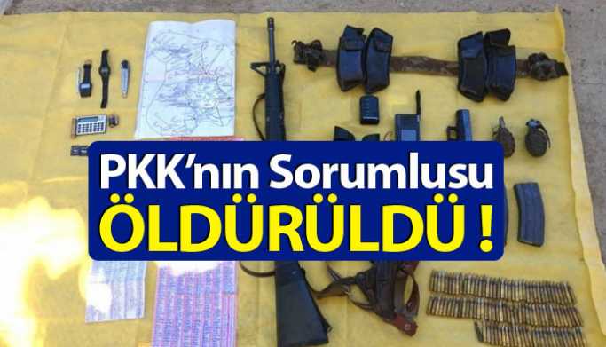 PKK’nın Sorumlusu Öldürüldü