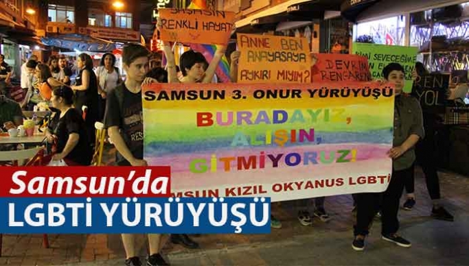 Samsun'da LGBTİ Eylemi