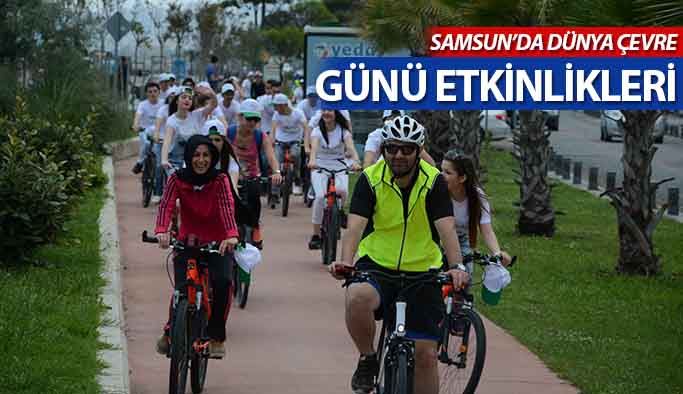 Samsun’da Dünya Çevre Günü Bisiklet Turu