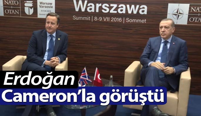 Cumhurbaşkanı Erdoğan, İngiltere Başbakanı Cameron’la görüştü