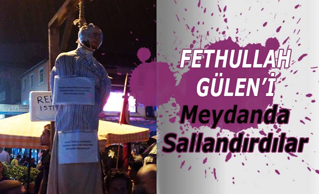 Fethullah Gülen'i Meydanda Sallandırdılar