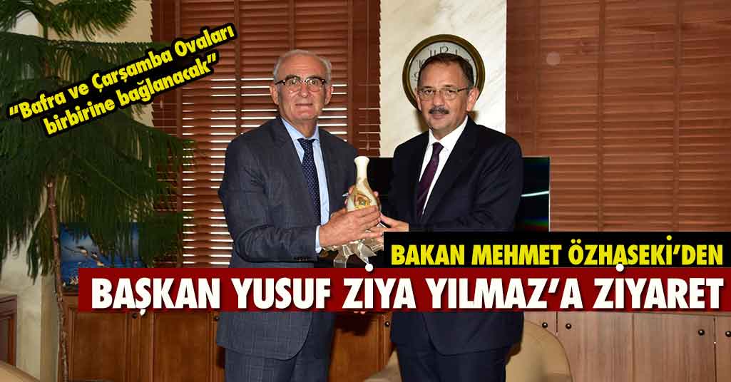 Bakan Özhaseki'den Başkan Yılmaz'a ziyaret