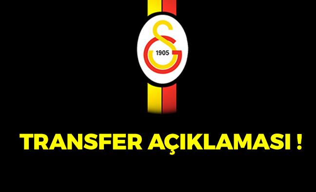 Galatasaray'dan Transfer Açıklaması !