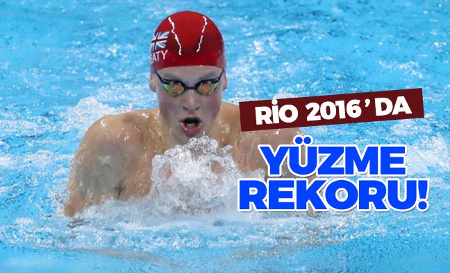 Rio 2016'da Yüzme Rekoru !