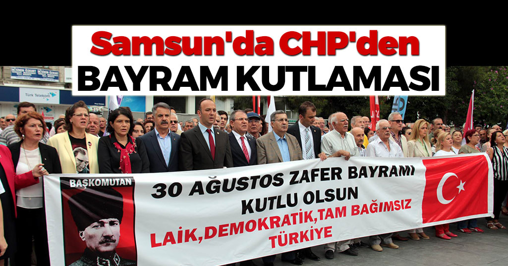 Samsun'da CHP'den Bayram Kutlaması