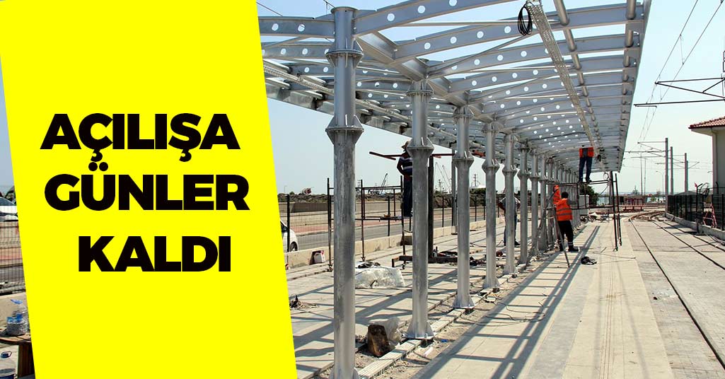 Samsun'da Tramvay Yeni Güzergahına Sayılı Günler Kaldı