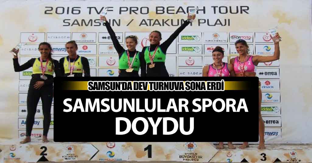 TVF 2016 Pro Beach Tour Samsun şampiyonları belli oldu
