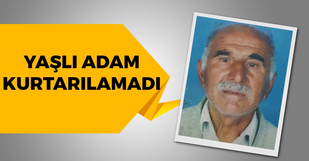 Samsun'da Kaza Yapan Yaşlı Adam Kurtarılamadı