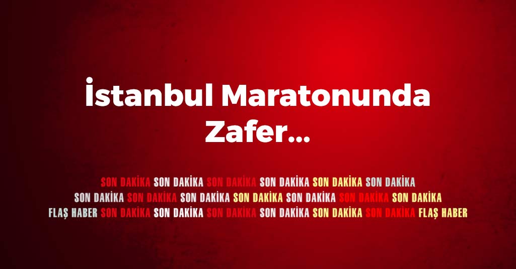 İstanbul Maratonunda Zafer...