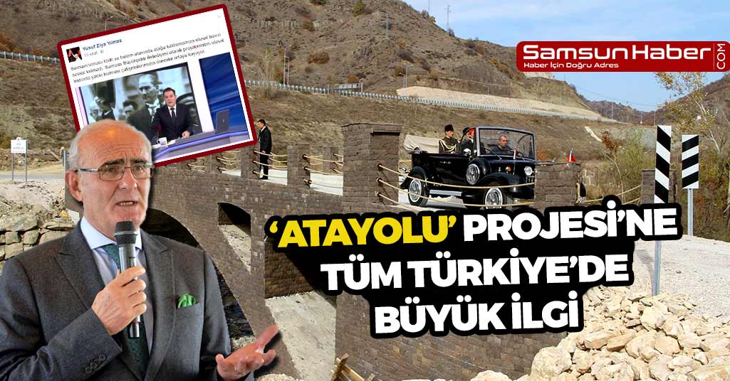 Samsun 'Atayolu' Ulusal Basın'da