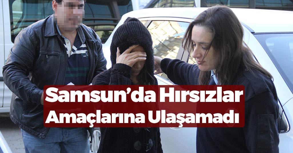 Samsun'da Hırsızlık Teşebbüsüne Gözaltı
