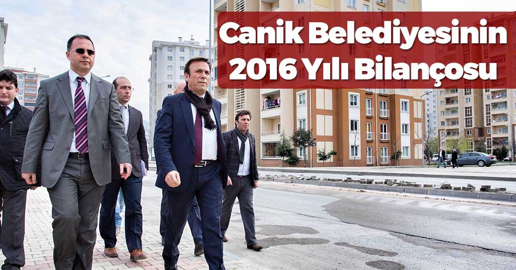 Canik Belediyesinin 2016 Bilançosu