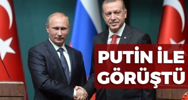 Cumhurbaşkanı Erdoğan, Putin ile Halep’i Görüştü