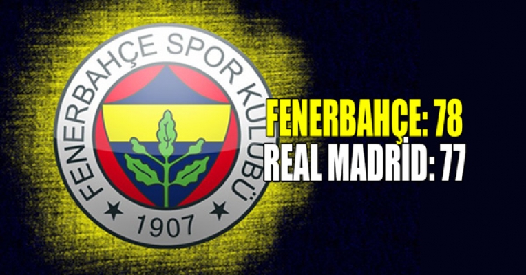 Fenerbahçe’den Müthiş Galibiyet