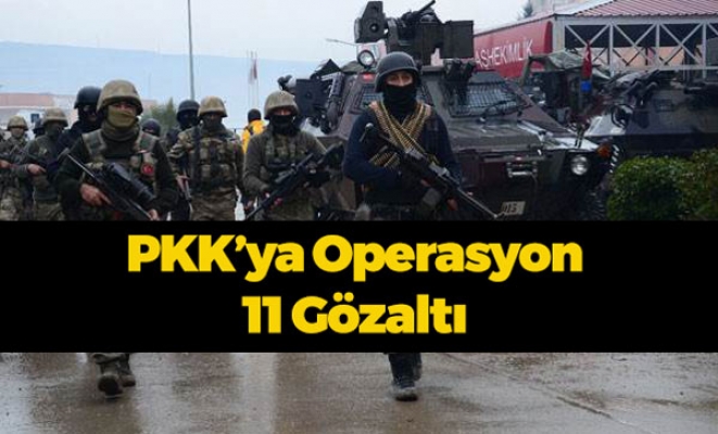 İzmir'de terör operasyonu: 11 gözaltı