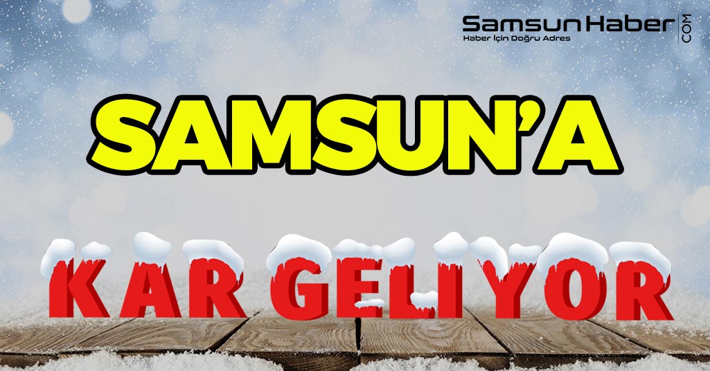 Samsun'a Yoğun Kar Yağışı Uyarısı