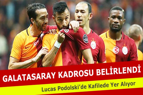 Galatasaray'ın Karabükspor Maç Kadrosu Belli Oldu