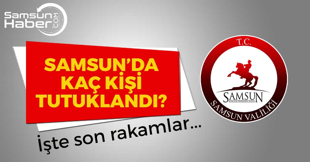 Samsun'daki Operasyonlarda Kaç Kişi Tutuklandı?