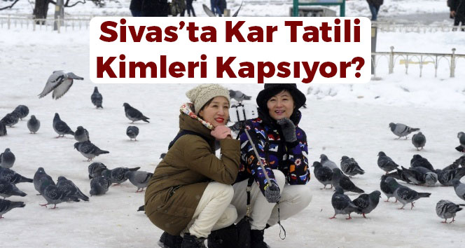 Sivas'ta Engelli ve Hamile Kamu Çalışanına Kar Tatili