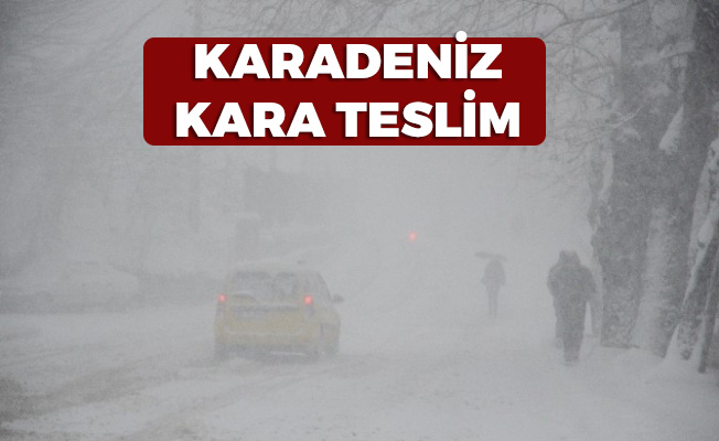 Zonguldak’ta Yoğun Kar Yağışı