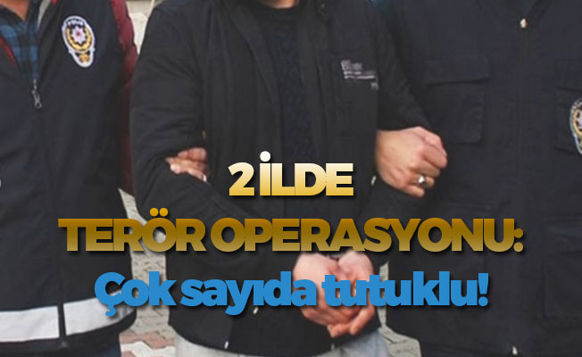 2 İlde PKK'dan Çok Sayıda tutuklama!
