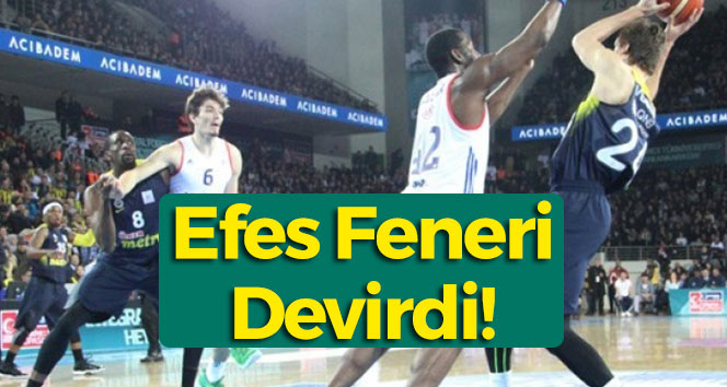 Anadolu Efes: 82 - Fenerbahçe: 74