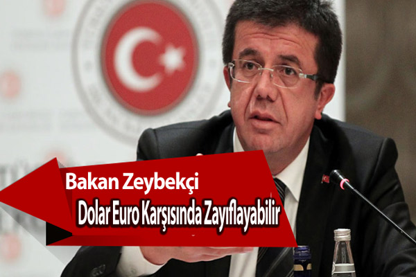 Bakan Zeybekçi: Dolar Euro Karşısında Zayıflayabilir