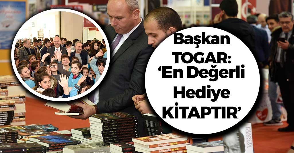 Başkan Togar: 'En değerli hediye kitaptır'