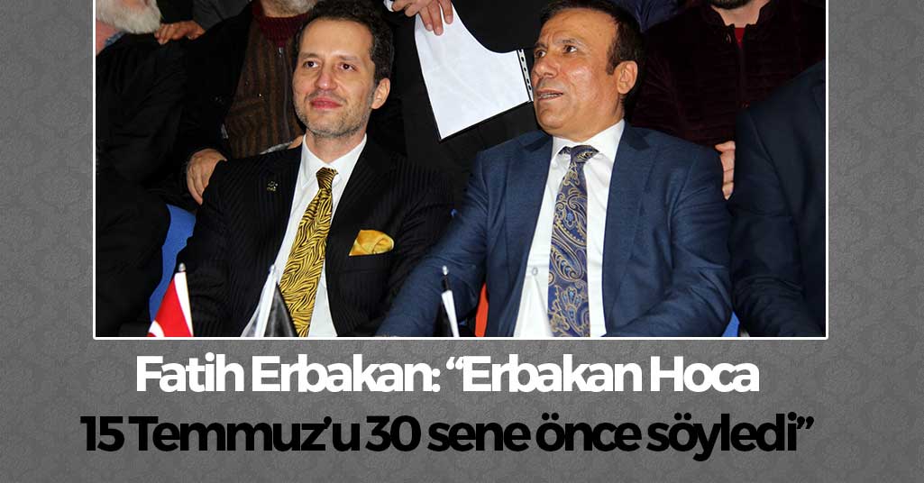 Dr. Fatih Erbakan, Samsun'da Açıklamalarda Bulundu