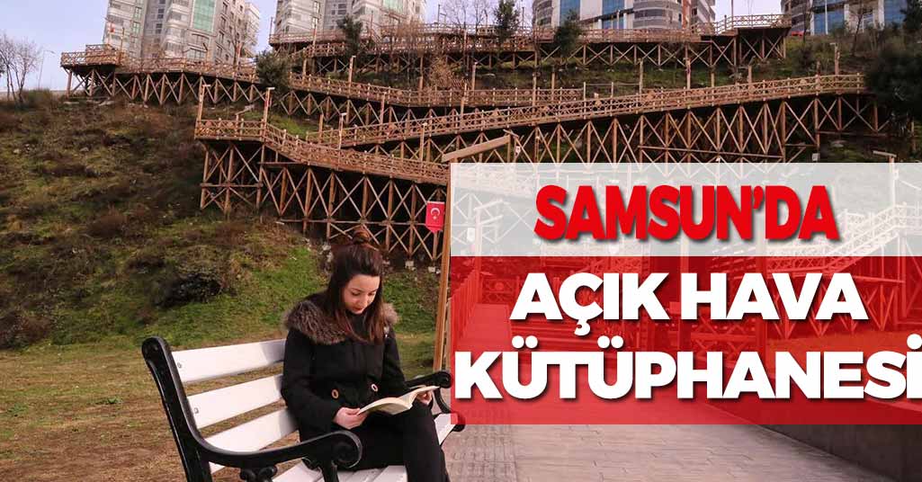 Samsun'da 'Yol Kütüphanesi'ne Yoğun İlgi