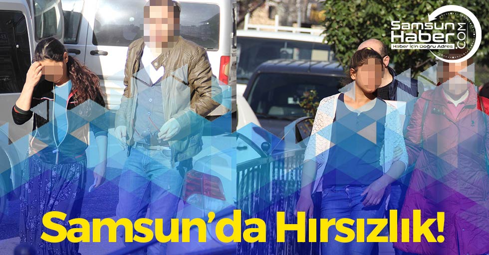 Samsun'da Hırsızlık Zanlısı 3 Kişi Yakalandı