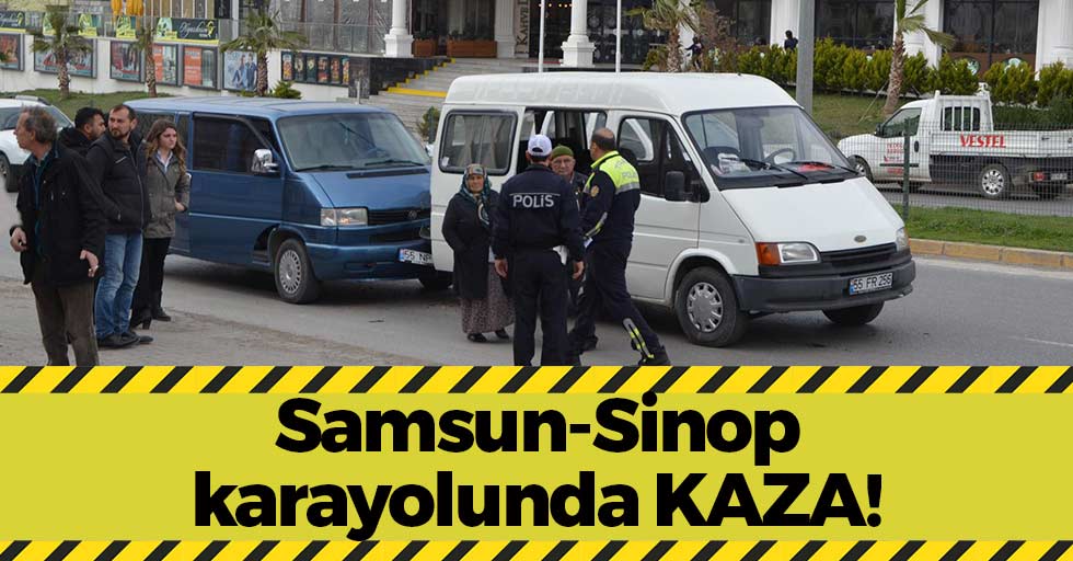 Samsun-Sinop Karayolunda Trafik Kazası