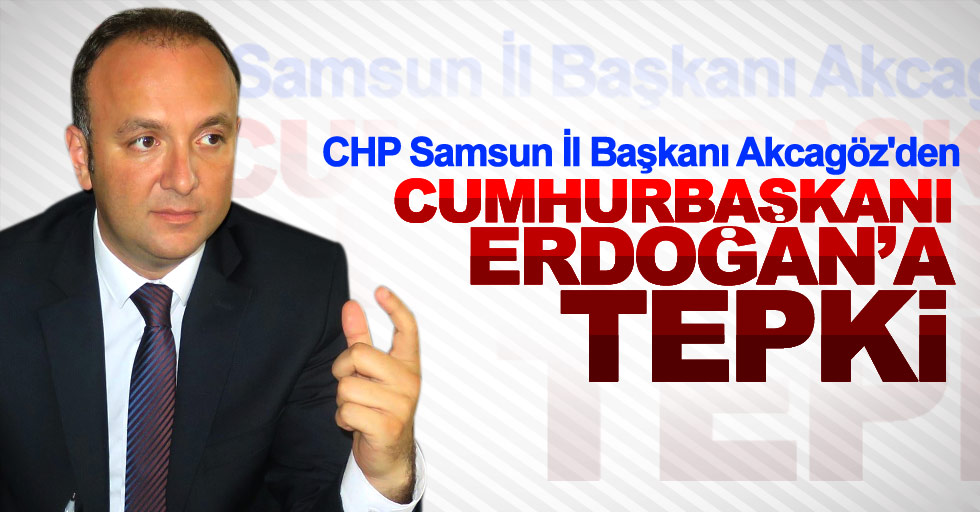 CHP Samsun İl Başkanı'ndan Cumhurbaşkanı Erdoğan'a tepki