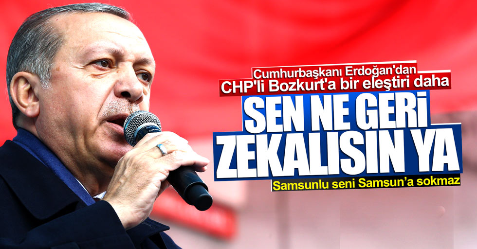 Cumhurbaşkanı Erdoğan: Samsunlu seni Samsun'a sokmaz