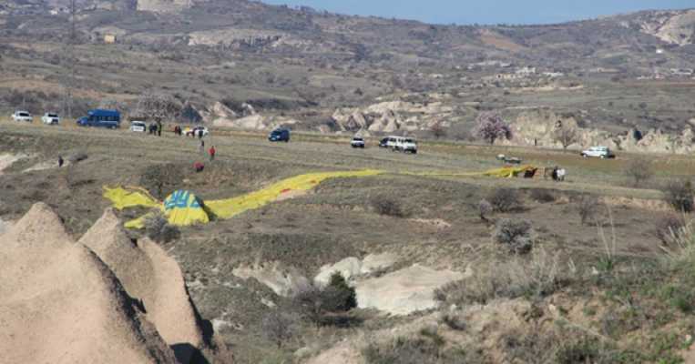Kapadokya'da balon faciası: 1 ölü, 20 yaralı